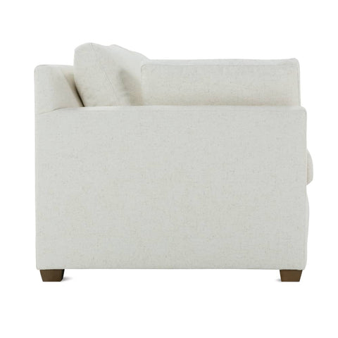 Sylvie Bench Upholstered Sofa 88", Bone White