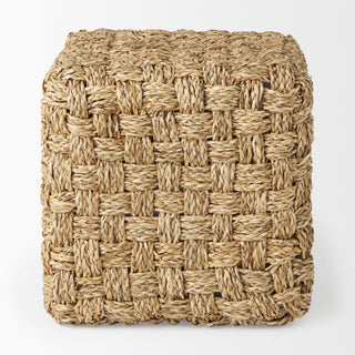 Hannah Seagrass Ottoman