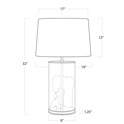 Francisca Glass Table Lamp