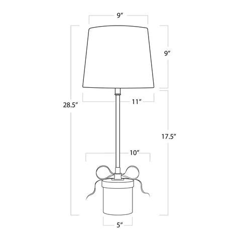 Southern Living Ribbon Table Lamp