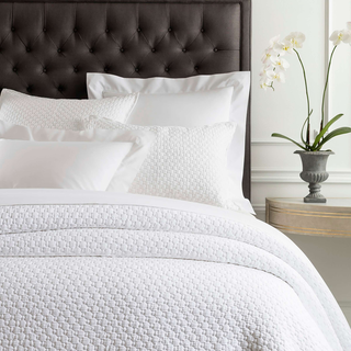 Hallie White Coverlet