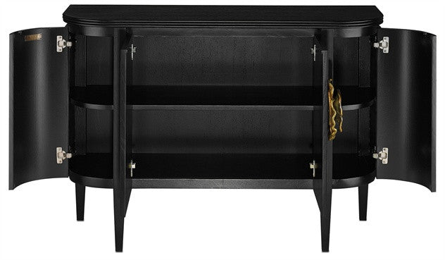 Flora Black Cabinet