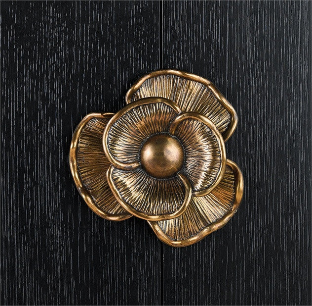 Flora Black Cabinet