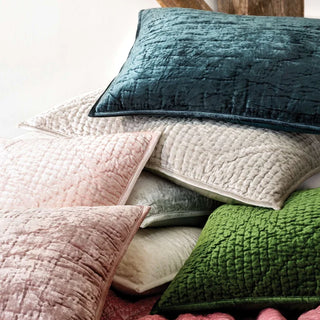 Loui Juniper Velvet Quilted Sham