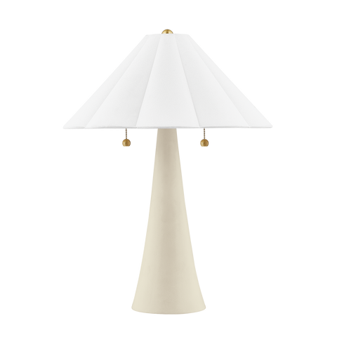 Scalloped Table Lamp