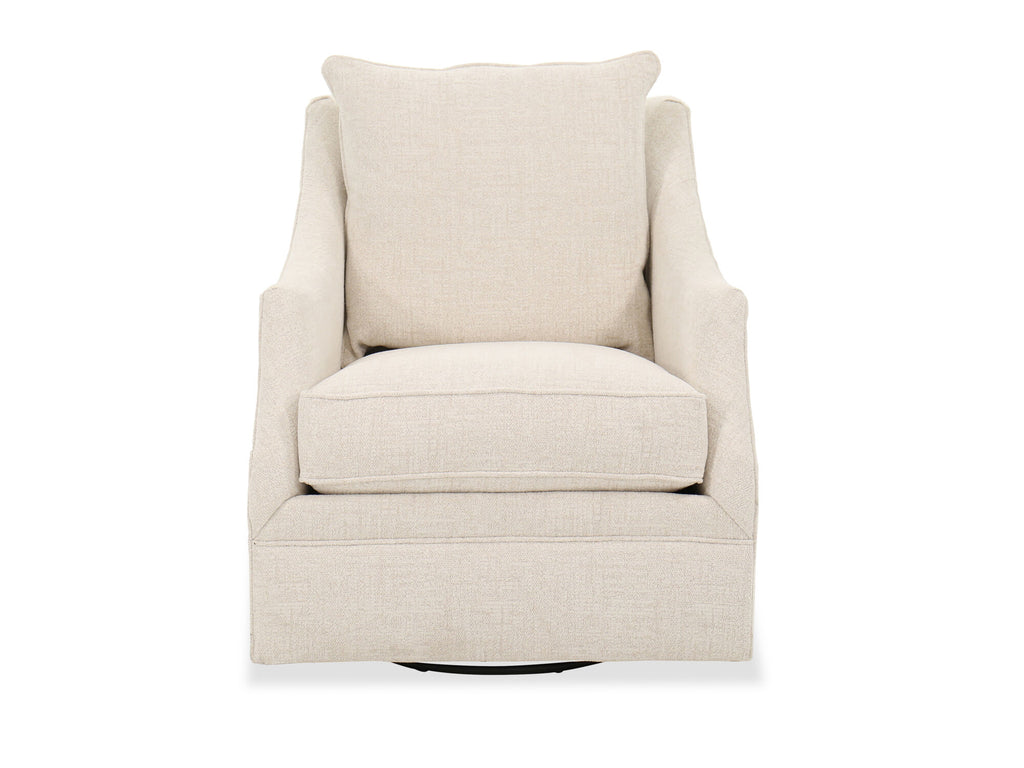 Katie Crypton Swivel Chair - Floor Model