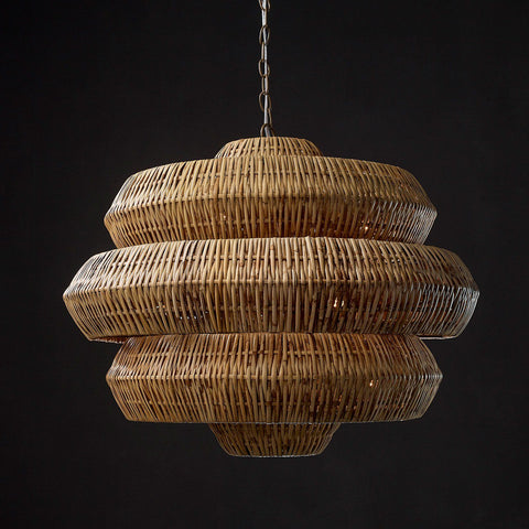 Antibes Rattan Chandelier