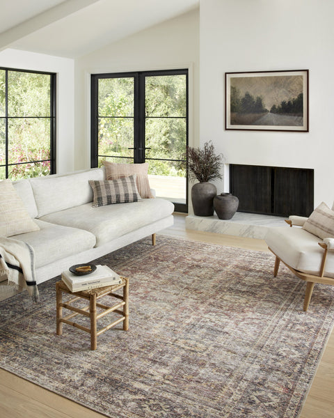 Amber Lewis x Loloi Georgie Bordeaux / Antique Rug