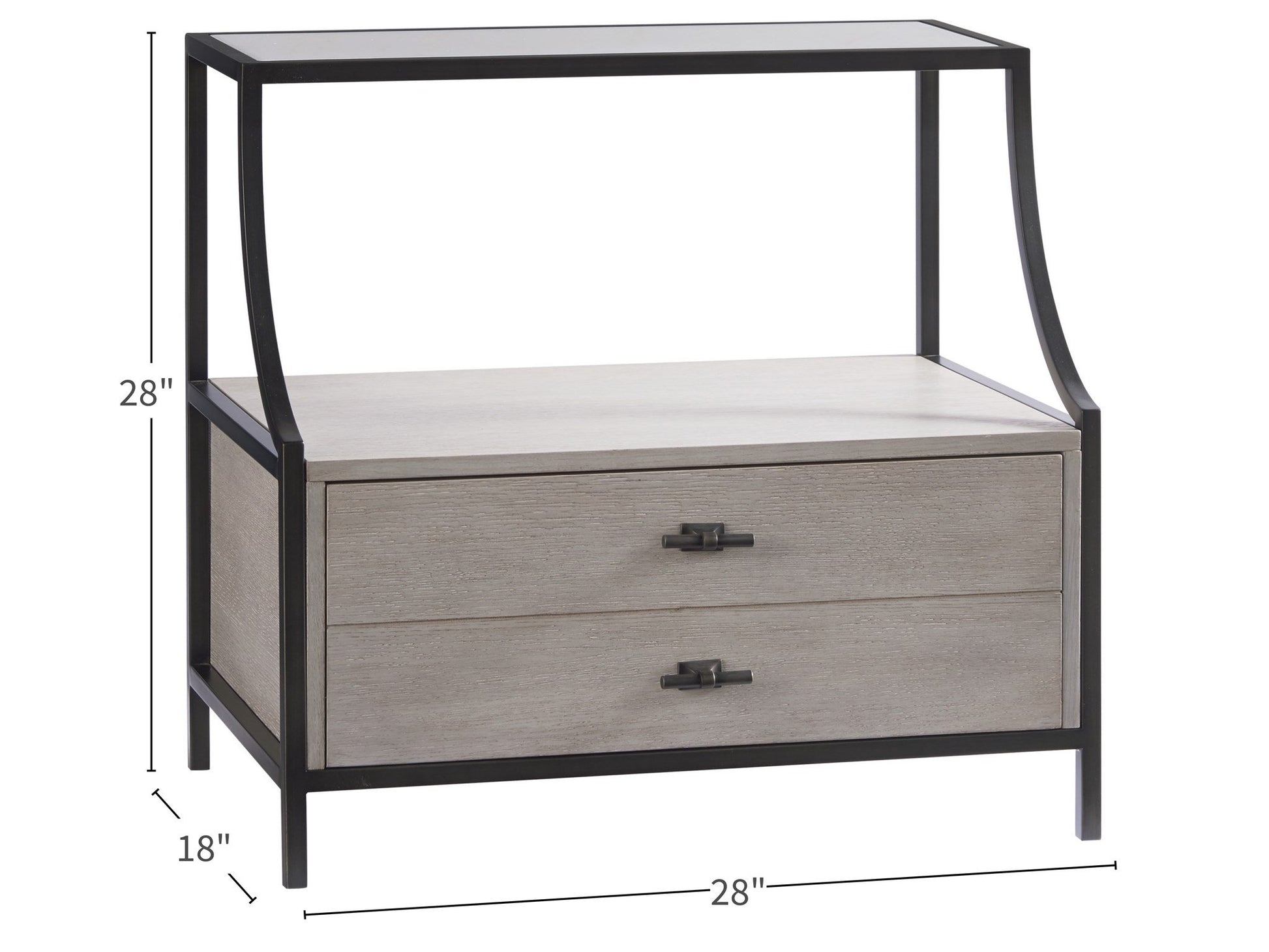 Vivian Stone Top Nightstand