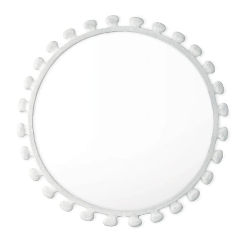 Sanya Matte White Mirror