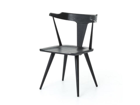 Windsor Dining Chair, Black Oak