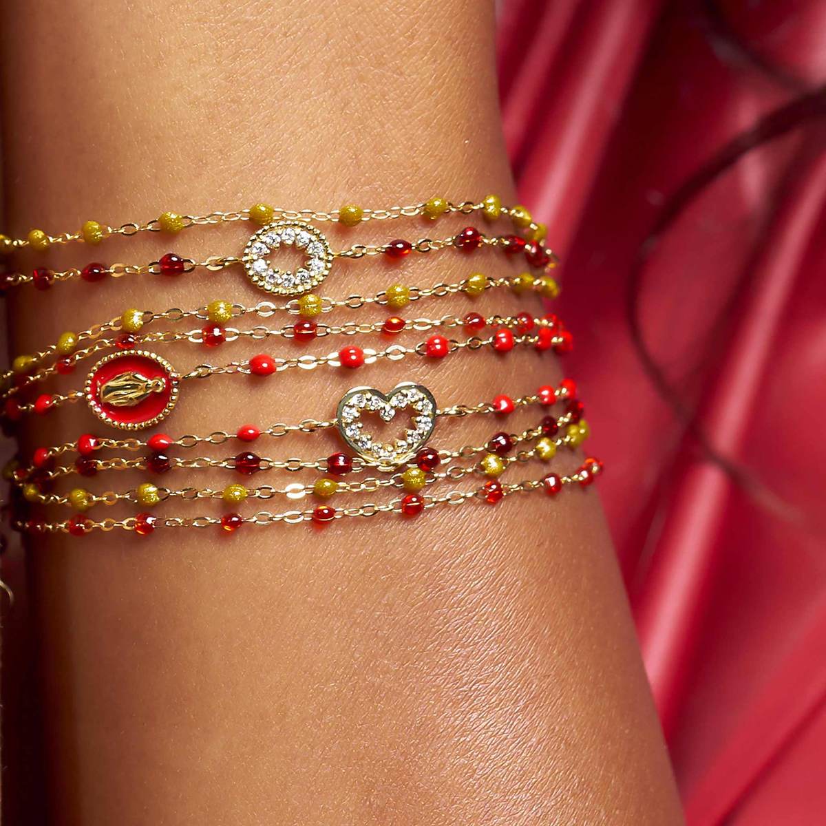 gigiCLOZEAU Classic Bracelet - Cherry