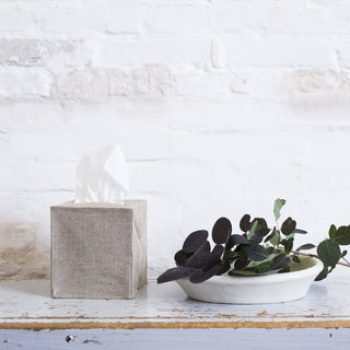 Savannah Dark Linen Tissue Covers