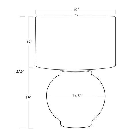 Deacon Ceramic Table Lamp