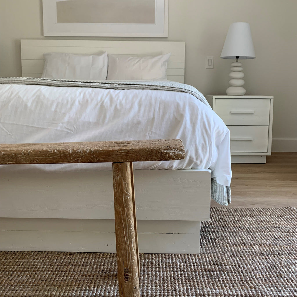 Leo Reclaimed Elmwood Bench
