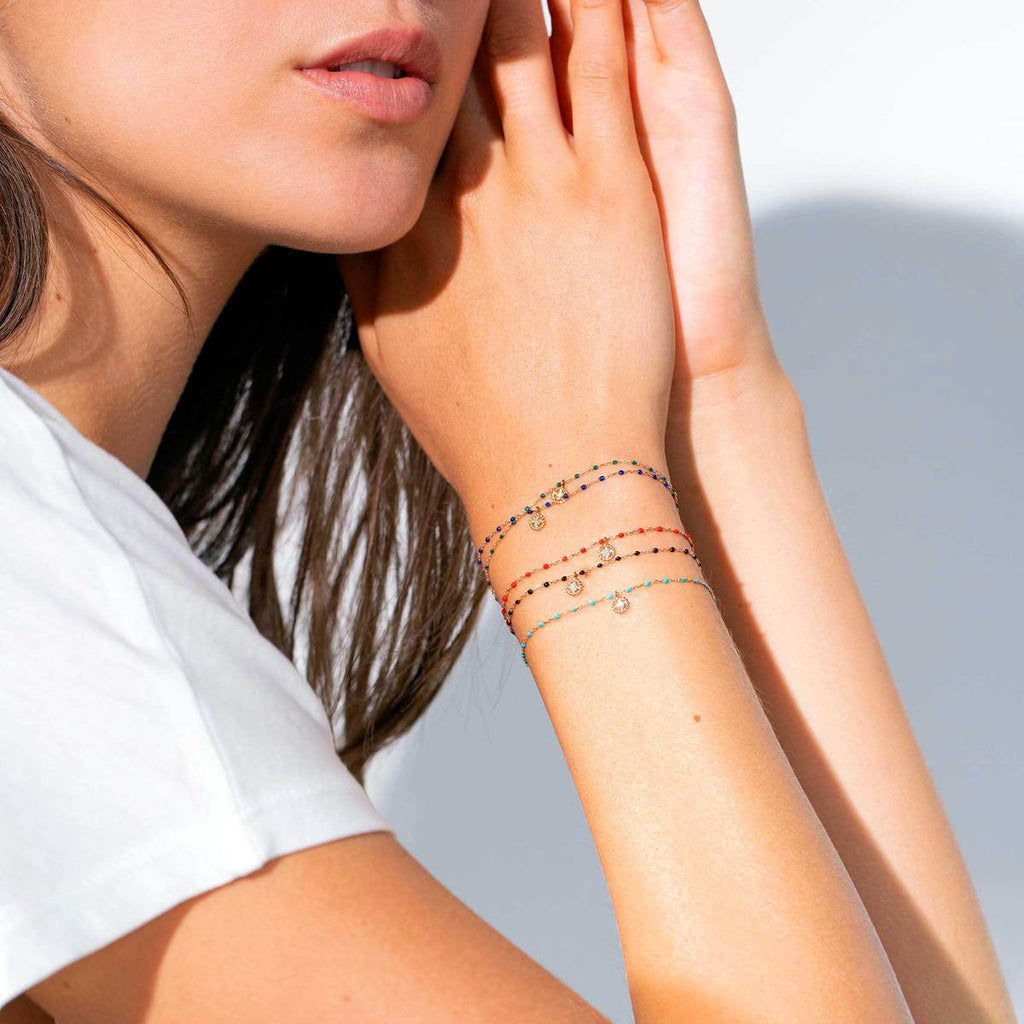 Gigiclozeau Classic Bracelet with Diamond Charm