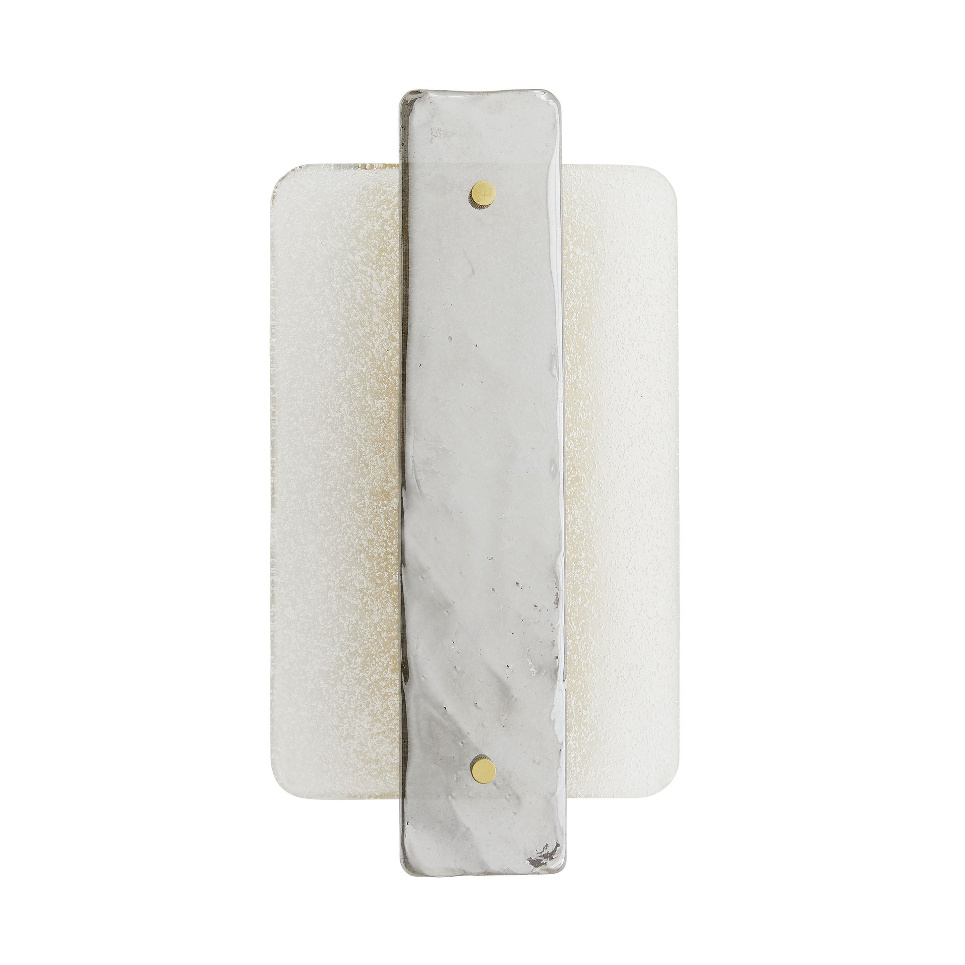 Mayer Clear Sconce Front View, Switched Off. Lighting 