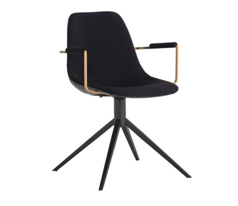 Nevaeh Office Chair, Bravo Black