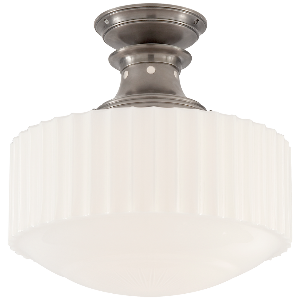 Milton Road Flush Mount - Antique Nickel