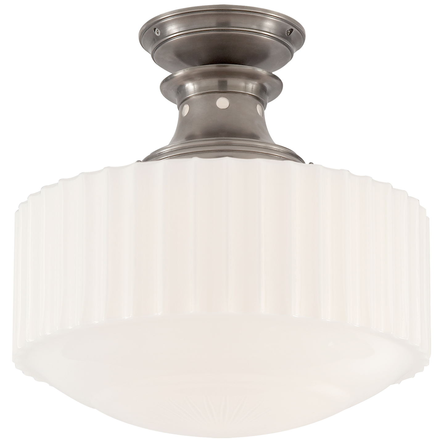 Milton Road Flush Mount - Antique Nickel