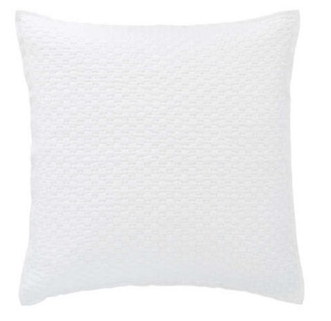 Hallie White Pillow Sham