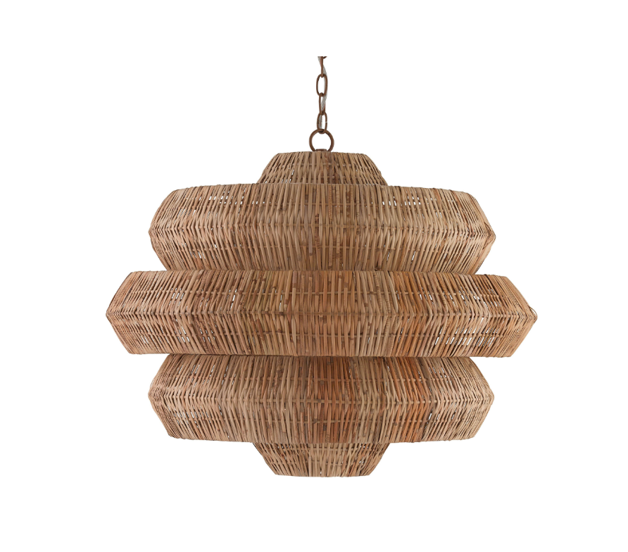 Antibes Rattan Chandelier