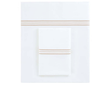 Fiorella Embroidered Pillowcases, Linen