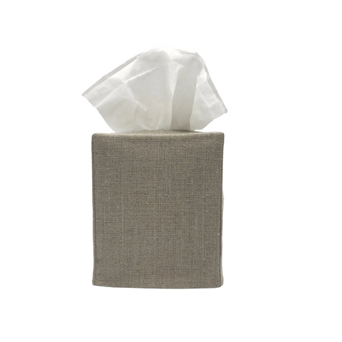 Savannah Dark Linen Tissue Covers
