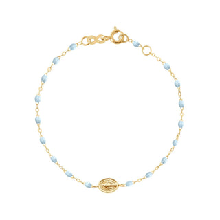 gigiCLOZEAU classic 6.7" Madone Bracelet - Baby Blue