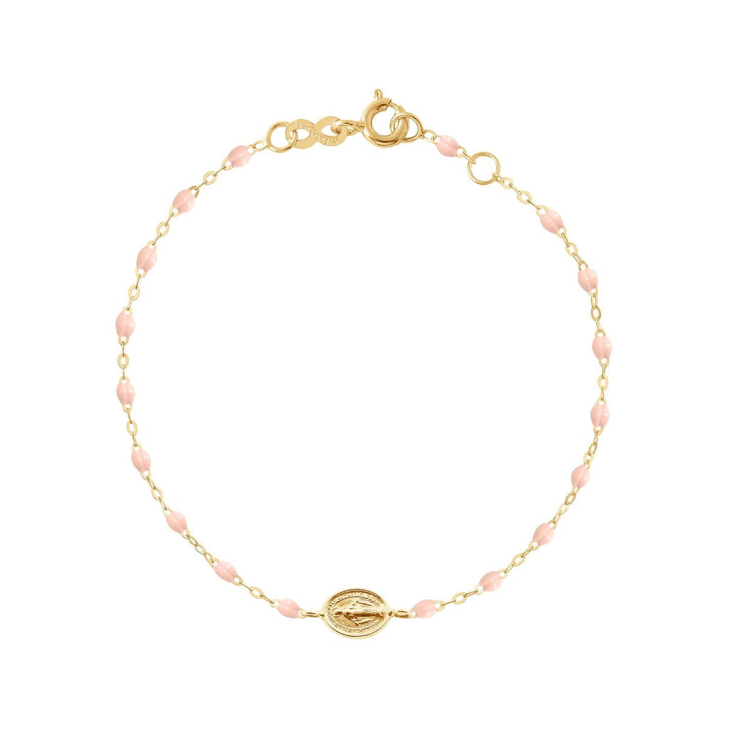 gigiCLOZEAU classic 6.7" Madone Bracelet - Baby Pink