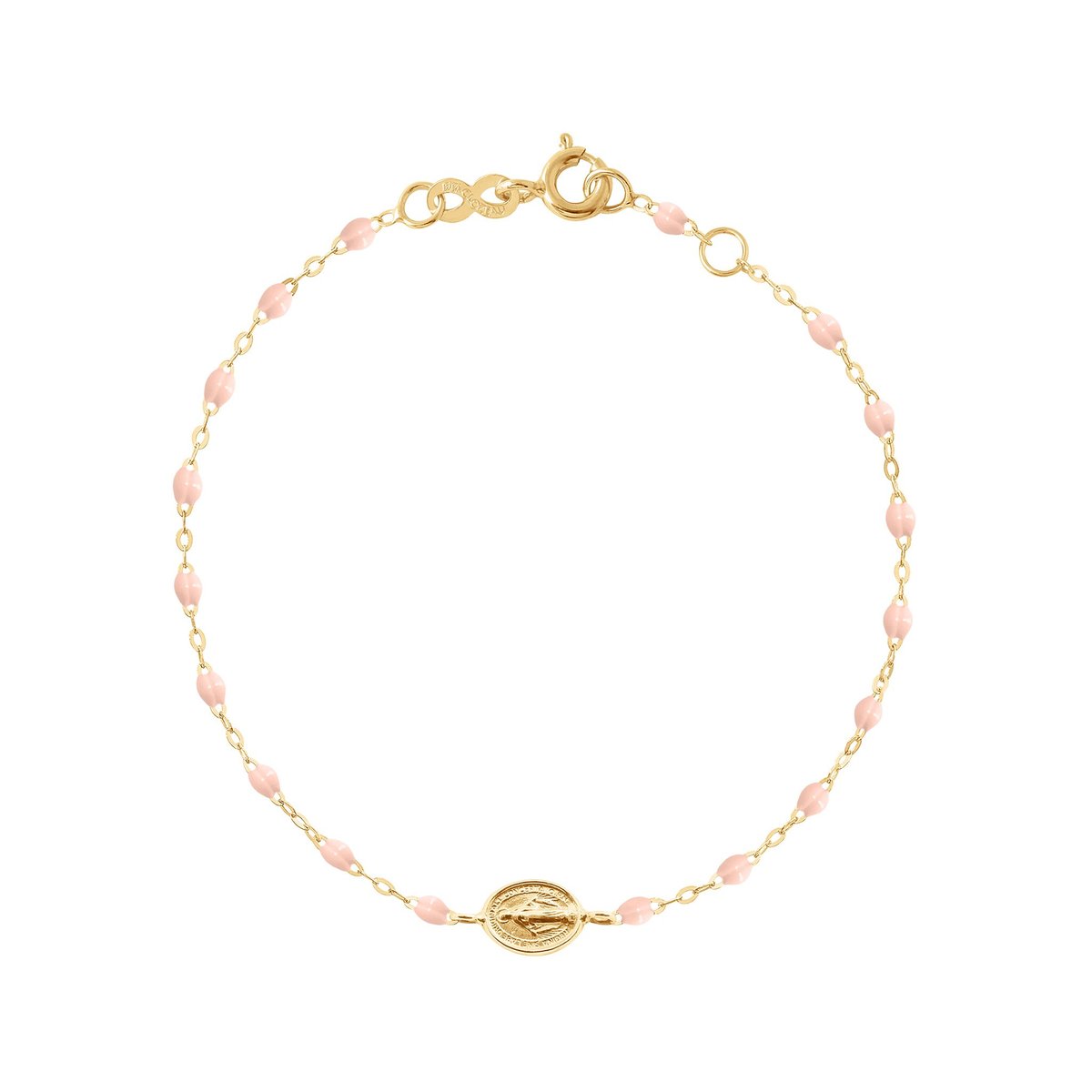 gigiCLOZEAU classic 6.7" Madone Bracelet - Baby Pink