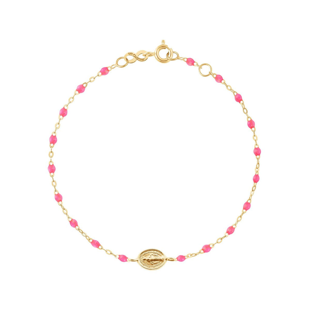 gigiCLOZEAU classic 6.7" Madone Bracelet - Pink
