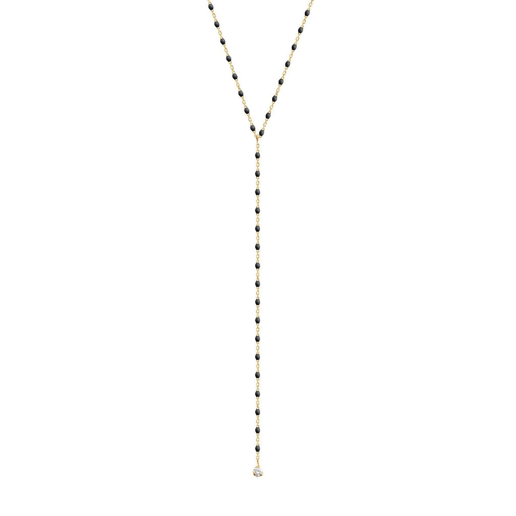 gigiCLOZEAU 20" Party Necklace Diamond 0.04 ct - Black