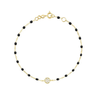 Gigiclozeau Classic Black 7 Diamond Bracelet