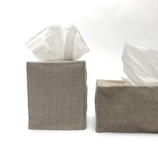 Savannah Dark Linen Tissue Covers