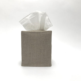 Savannah Dark Linen Tissue Covers