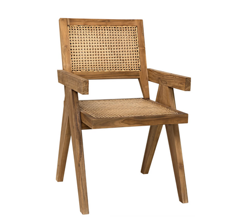 Cane Teak Dining Chair