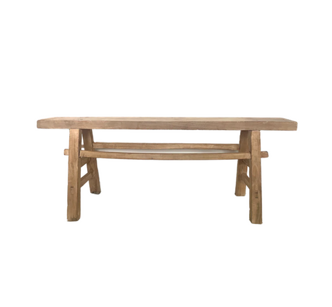 Edgar Reclaimed Elmwood Bench